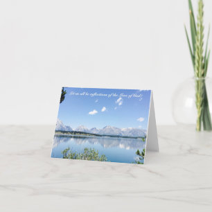 Inspirationsnotecard mit Landschaft