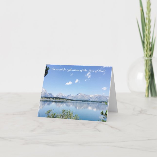 Inspirationsnotecard mit Landschaft (Vorderseite)