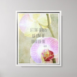 Inspirationsorchideen Leinwanddruck