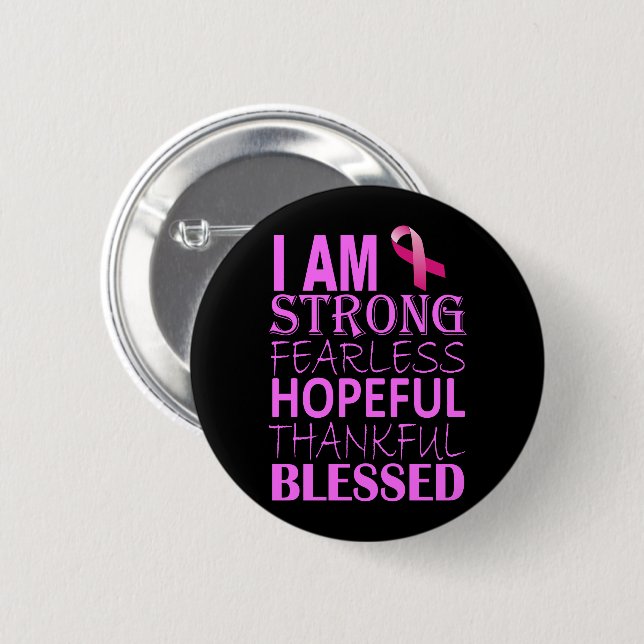 Inspirationspink-FlachbandAffirmation Button (Vorne & Hinten)