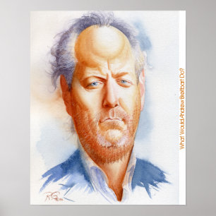 Inspirationsportrait von Andrew Breitbart Poster