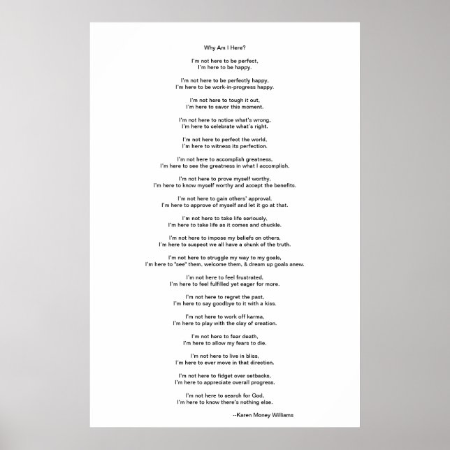 Inspirationsposter Poster (Vorne)