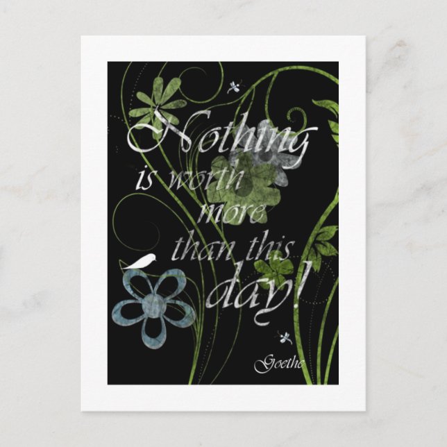 Inspirationspostkarte Postkarte (Vorderseite)