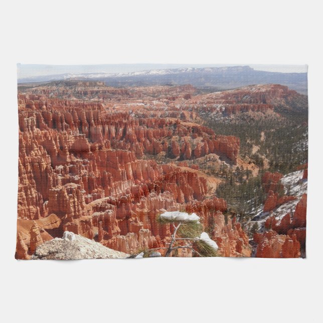 Inspirationspunkt am Bryce Canyon I Geschirrtuch (Horizontal)