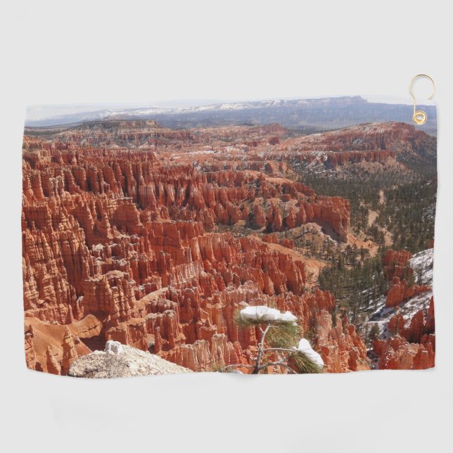 Inspirationspunkt am Bryce Canyon I Golfhandtuch (Horizontal)