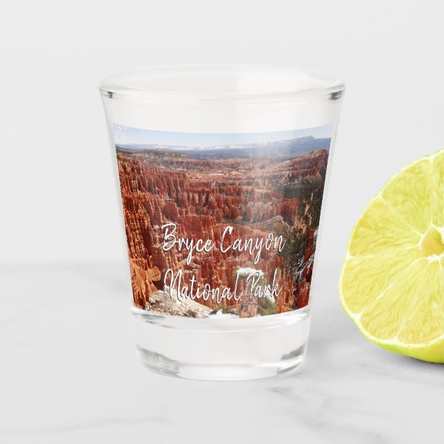 Inspirationspunkt am Bryce Canyon I Schnapsglas (Vorderseite)
