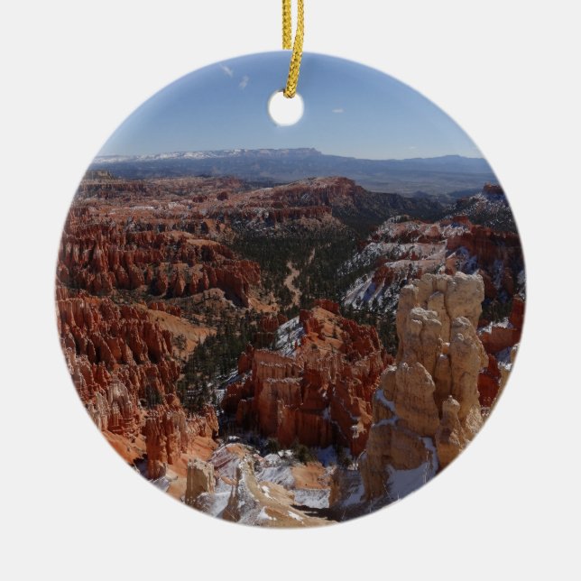 Inspirationspunkt am Bryce Canyon II Keramik Ornament (Vorne)