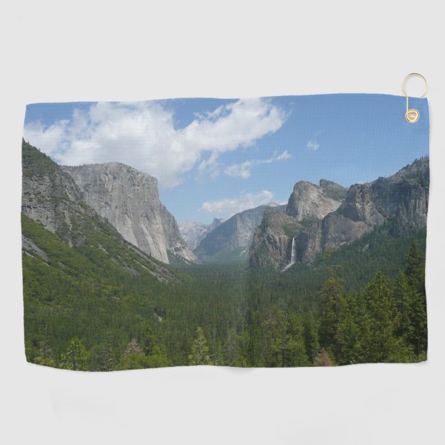 Inspirationspunkt im Yosemite-Nationalpark Golfhandtuch (Horizontal)