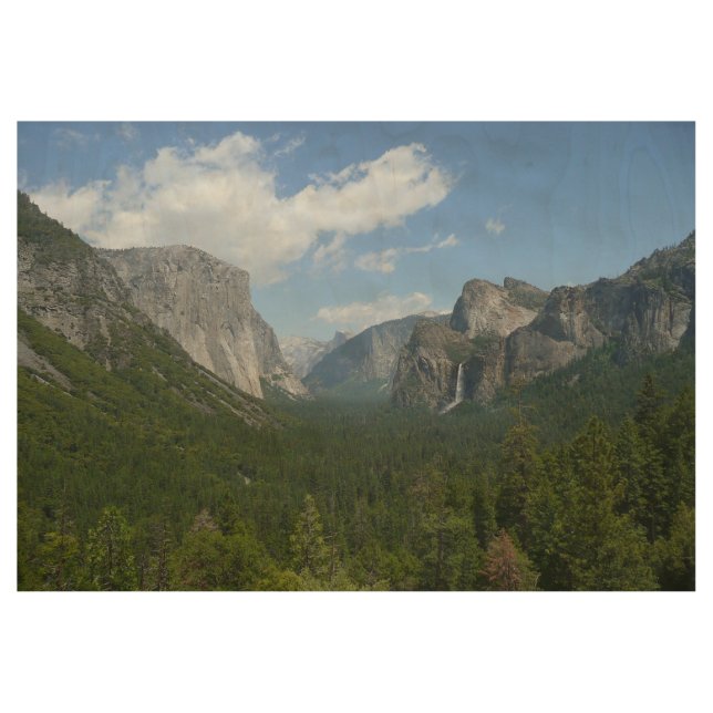 Inspirationspunkt im Yosemite-Nationalpark Holzposter (Vorderseite)