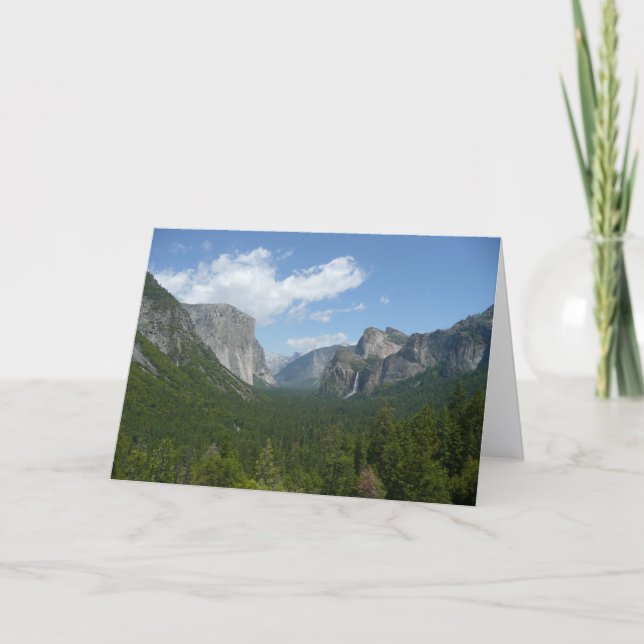 Inspirationspunkt im Yosemite-Nationalpark Karte (Vorderseite)