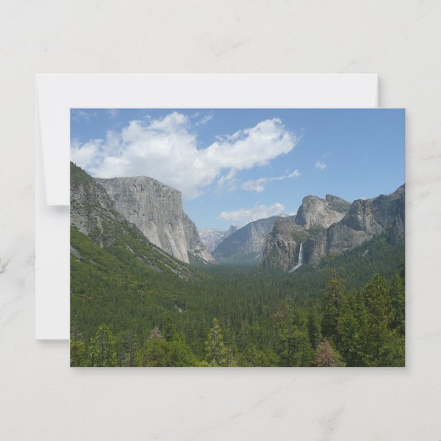 Inspirationspunkt im Yosemite-Nationalpark Karte (Vorderseite)