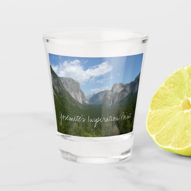 Inspirationspunkt im Yosemite-Nationalpark Schnapsglas (Vorderseite)