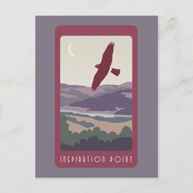 Inspirationspunktkarte Postkarte (Vorderseite)