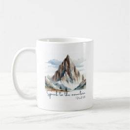 Inspirationsquelle "Speak to the Mountain" Tasse -