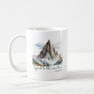 Inspirationsquelle "Speak to the Mountain" Tasse -