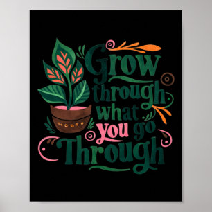 Inspirationsquelle wächst durch das, was man durch poster