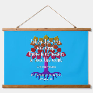 Inspirationsquelle, wenn die ROOTS TIEF Christlich Wandteppich Mit Holzrahmen