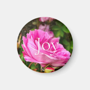 Inspirationsrosa Blumenfreude Magnet