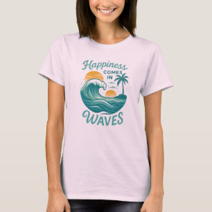 Inspirationssache kommt in Waves-Shirt T-Shirt