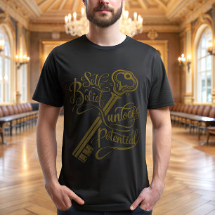 Inspirationsschlüsseldesign Selbstgefälligkeit T-Shirt