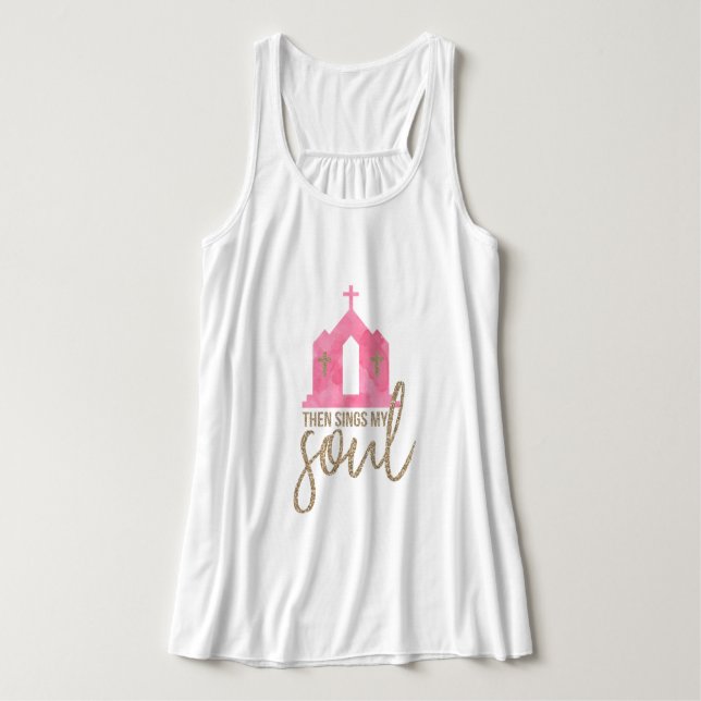 Inspirationsschrift Tank Top (Design Vorderseite)