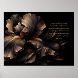 Inspirationsskriptur (Luke 12:25-27) Poster