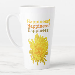 Inspirationssonnengelbe Leuchte Blume Milchtasse