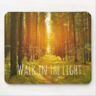 Inspirationsspaziergang in der Lichtbibel-Verse Mousepad