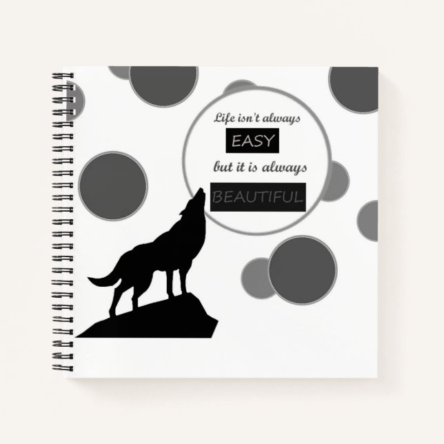 Inspirationsspiralskizze Notizbuch (Vorderseite)