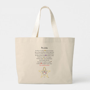 Inspirationsspirituelle Stern-Engel-Jumbo-Tasche Jumbo Stoffbeutel