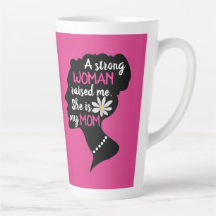 Inspirationsstarke Frau rosa Muttertag Milchtasse