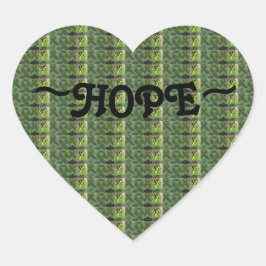 Inspirationssticker für jede Ursache! Herz-Aufkleber