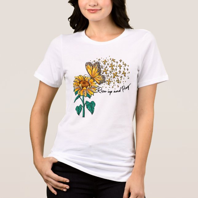 Inspirationsstipenstitel Tri-Blend Shirt (Vorderseite)