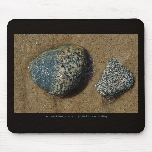 Inspirationstext und Foto. Mousepad (Vorne)