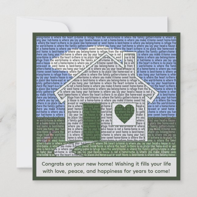 Inspirationstypografie und Glückwünsche für neue Z (Vorderseite)