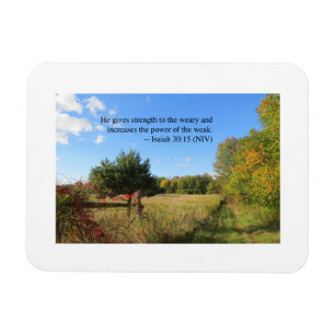 Inspirationsverse - Isaiah 30:15 Magnet