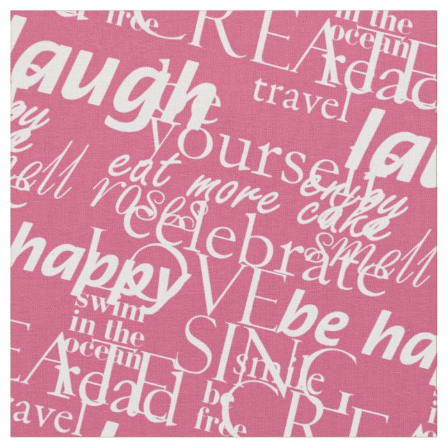 Inspirationswörter Stoff (Nahaufnahme)