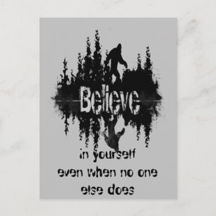 Inspirationsziffer Legend Sasquatch, Big Foot Postkarte