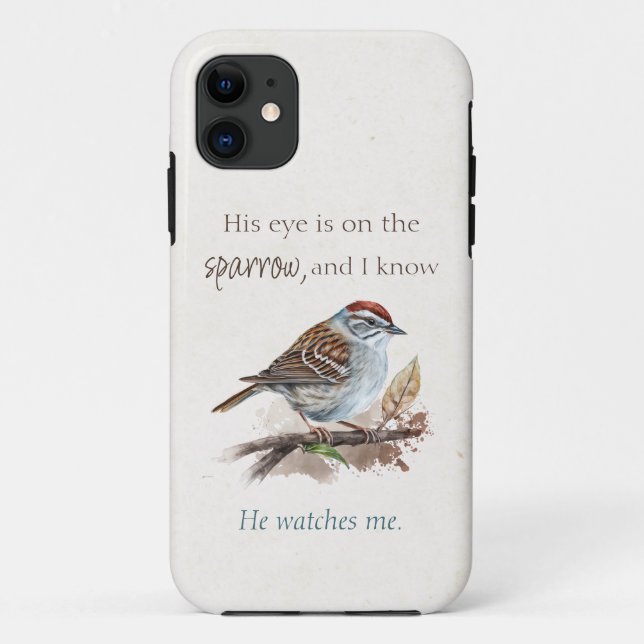 Inspirationsziffer: Sein Auge ist am Sparrow Case-Mate iPhone Hülle (Rückseite)