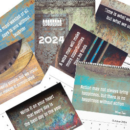 Inspirationsziffern für urbanes Grunge-Steampunk Kalender