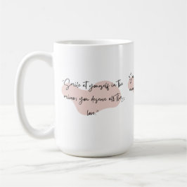 "Inspirative Tasse für Selbstbestimmung und Positi