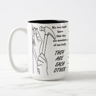 Inspirative Tasse - Meine Hände
