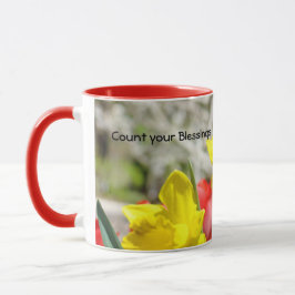 Inspirative Tasse zählen Ihre Segnungen zweimal! T