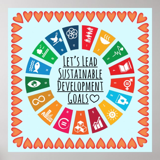 Inspire Change & Sustainability Goals Poster Art (Vorne)