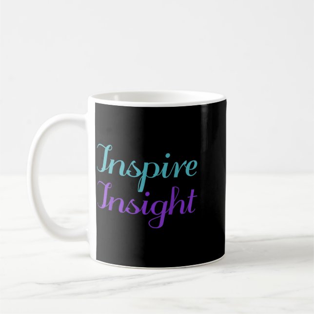 Inspire Einsicht Prävention Bewusstsein Kaffeetasse (Links)