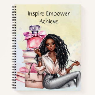 Inspire Empower Achieve – Motivierende Zitate  Notizbuch