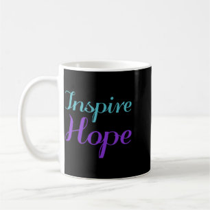 Inspire-Hoffnung-Präventionsbewusstseinsdesign Kaffeetasse