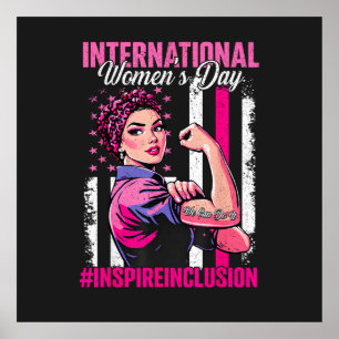 Inspire Inclusion 8. März International Poster
