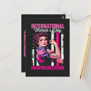 Inspire Inclusion 8. März International Postkarte