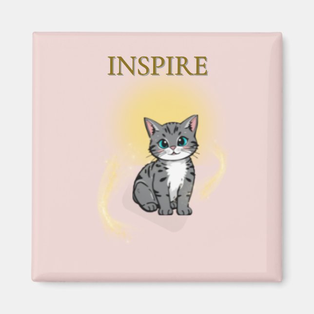 Inspire Kitten Magnet (Vorne)